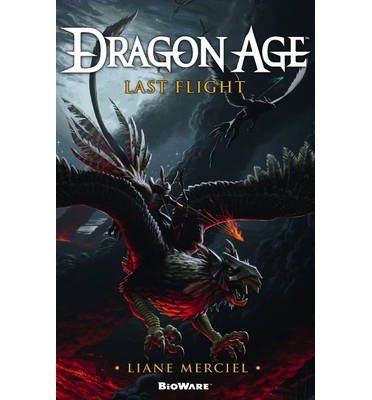The Last Flight paperback cover by Liane Merciel, part of the Dragon Age 5-book collection
