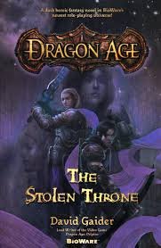 All five Dragon Age paperback novels fanned out together showing the complete collection set