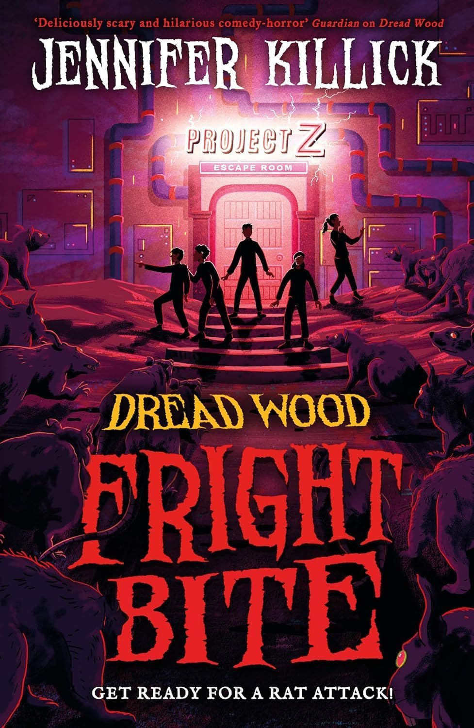 Fright Bite by Jennifer Killick - front cover of book 5 in the Dread Wood series, paperback