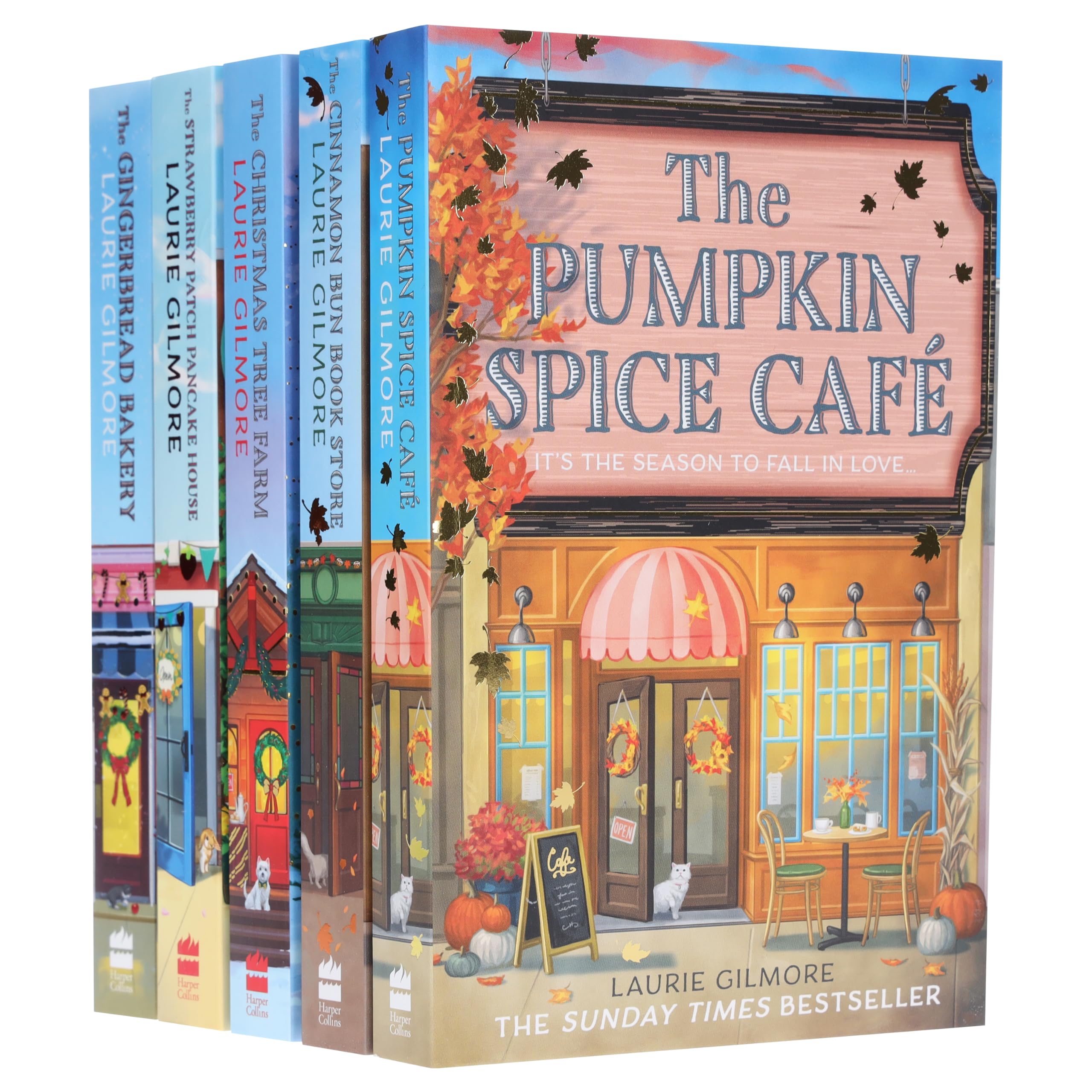 Dream Harbor Series by Laurie Gilmore 5-book paperback collection set front cover