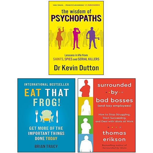 The Wisdom of Psychopaths by Kevin Dutton paperback front cover, part of the 3 books nonfiction collection set