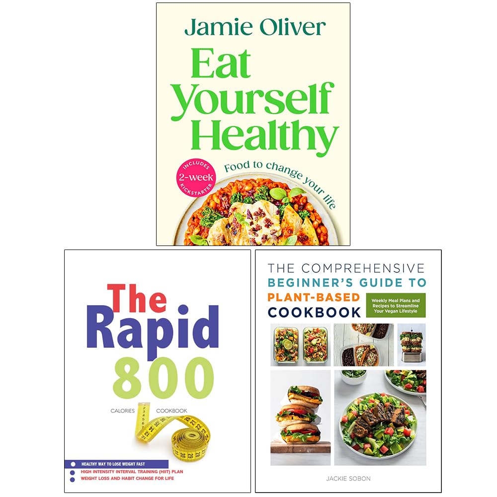Eat Yourself Healthy 3 books collection set by Jamie Oliver and related authors - front cover of Eat Yourself Healthy