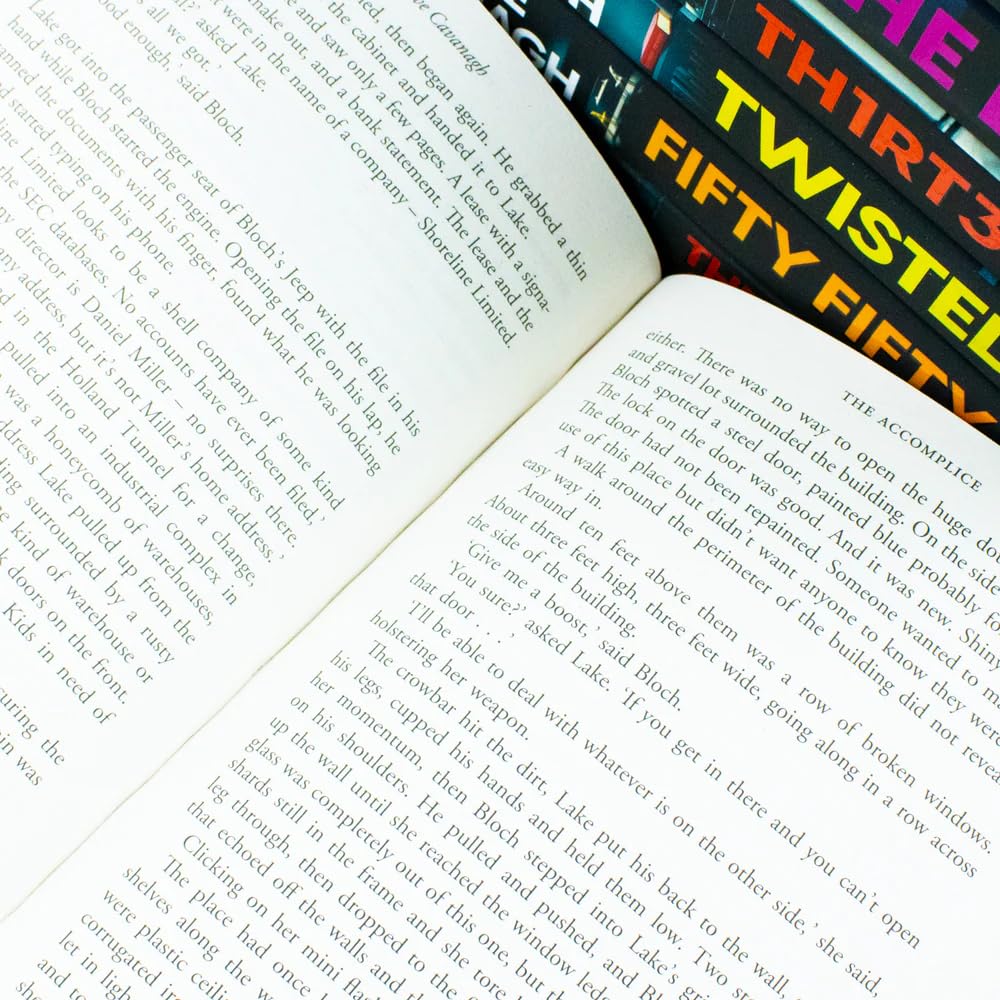 Stacked paperback copies from the Eddie Flynn 8 books collection set by Steve Cavanagh