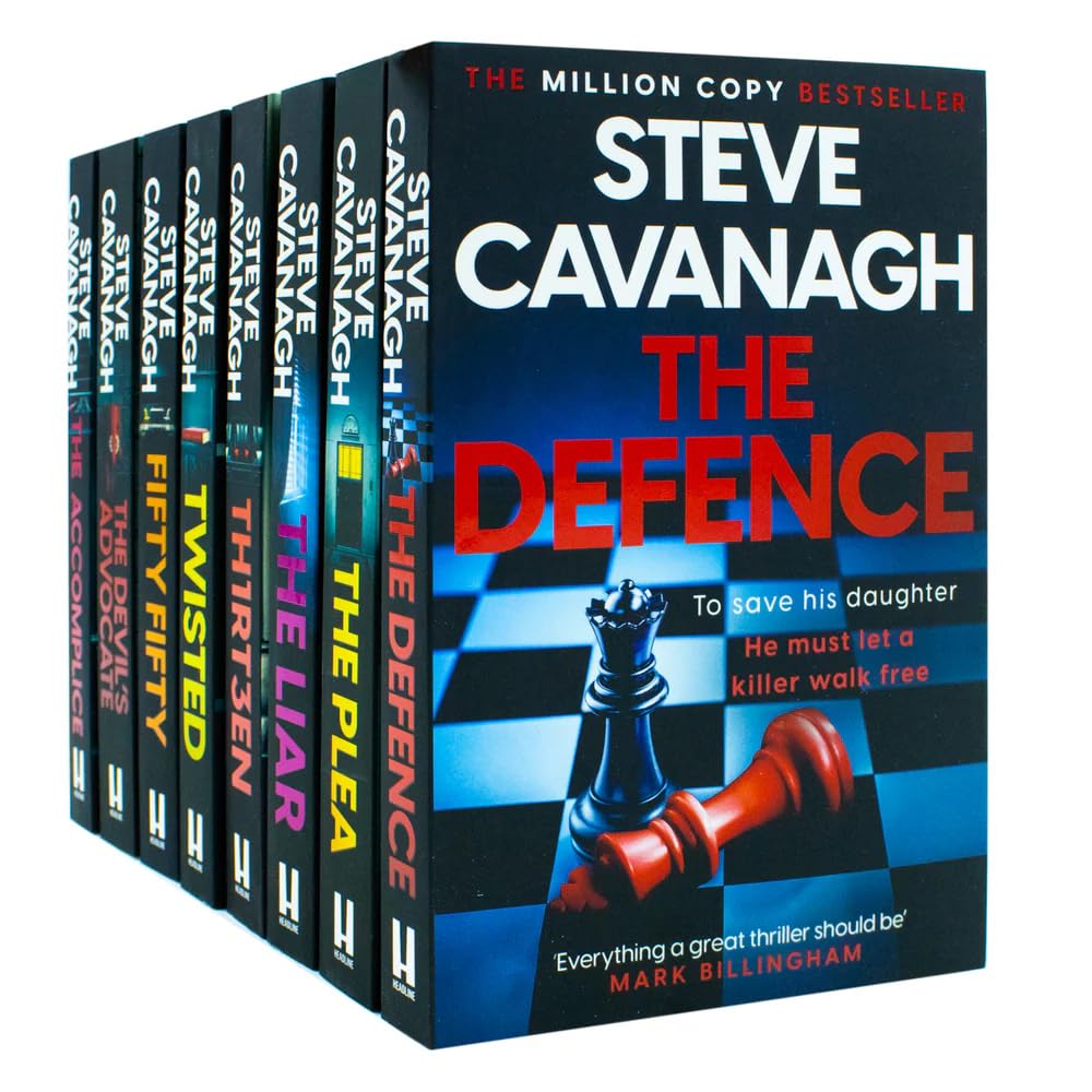 Eddie Flynn Series by Steve Cavanagh 8 books collection set paperback - front cover of Twisted