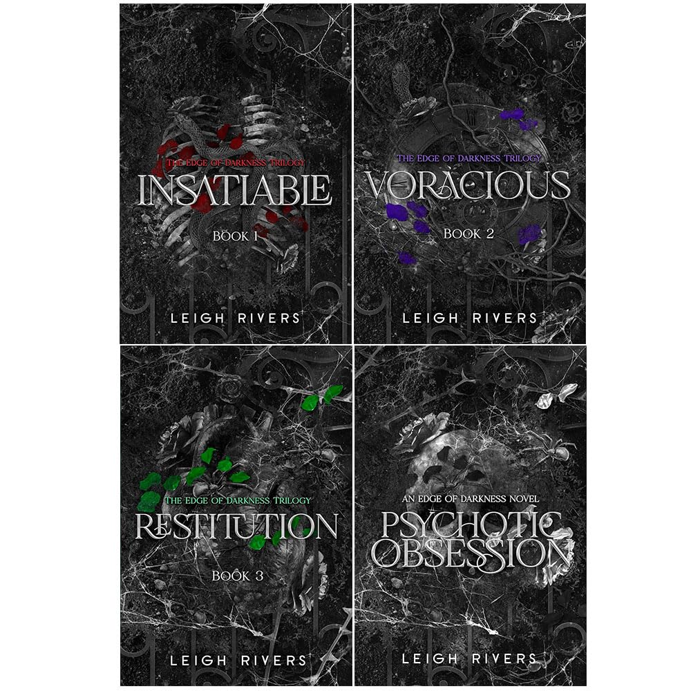 Edge of Darkness Trilogy by Leigh Rivers paperback 3 book collection set front cover