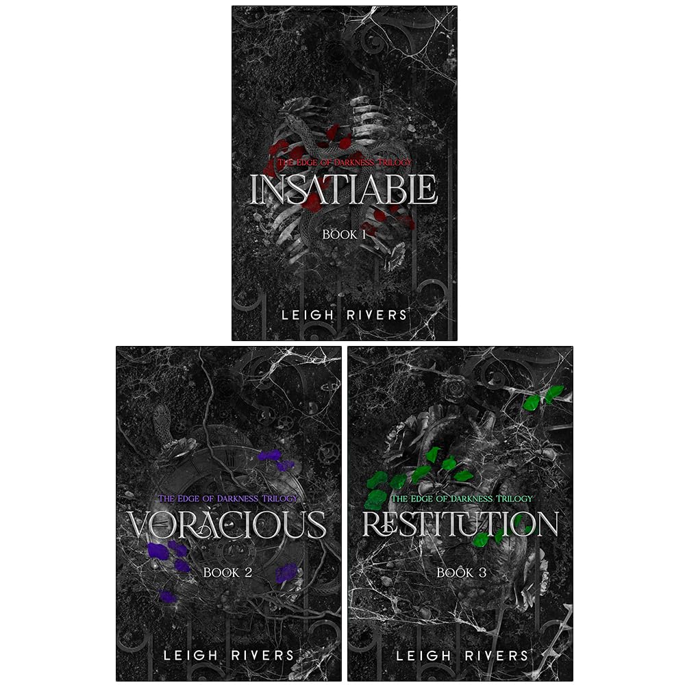 The Edge of Darkness Trilogy by Leigh Rivers 3 books collection set paperback front cover