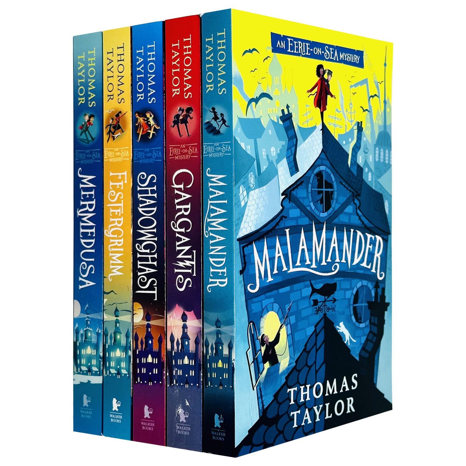 An Eerie-on-Sea Mystery Series 5 Books Collection Set by Thomas Taylor, front cover of Malamander paperback