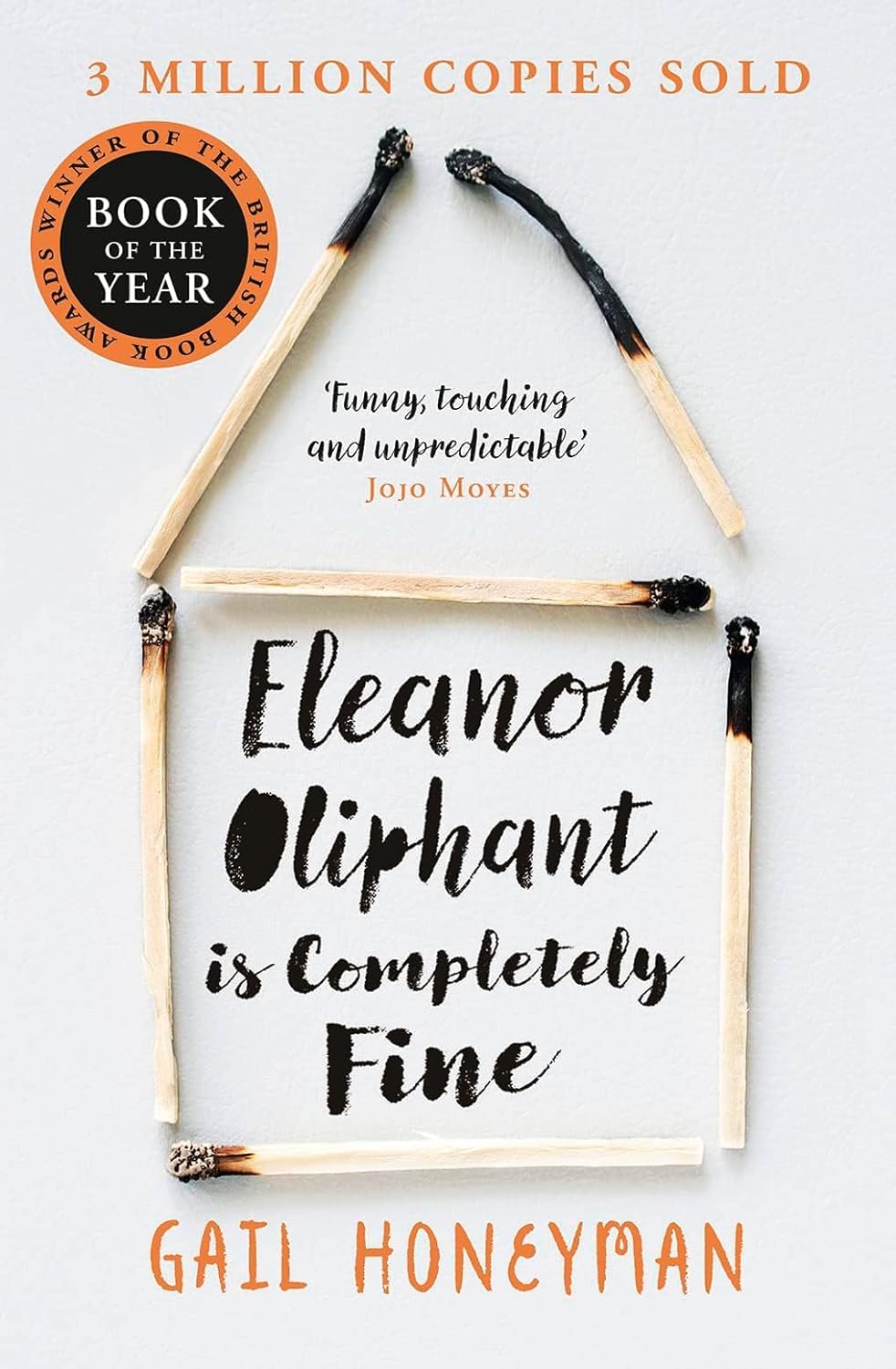 All three paperback novels fanned out showing the front covers of Eleanor Oliphant is Completely Fine, The Midnight Library, and Lessons in Chemistry