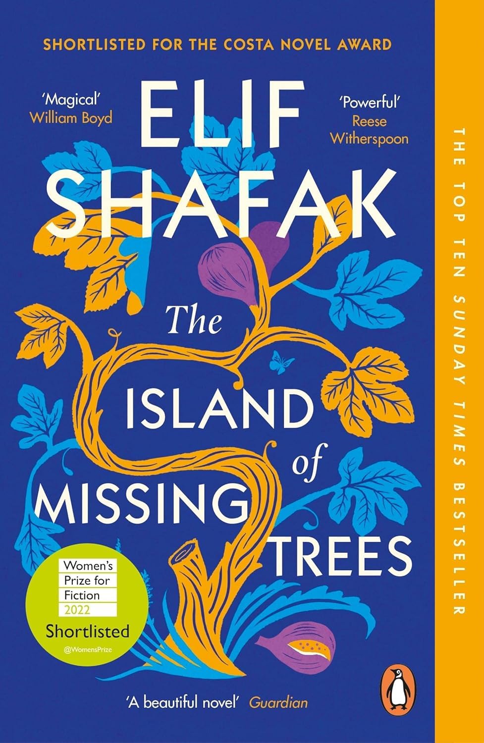 Close-up of The Architect's Apprentice by Elif Shafak paperback cover from the 4 books collection set