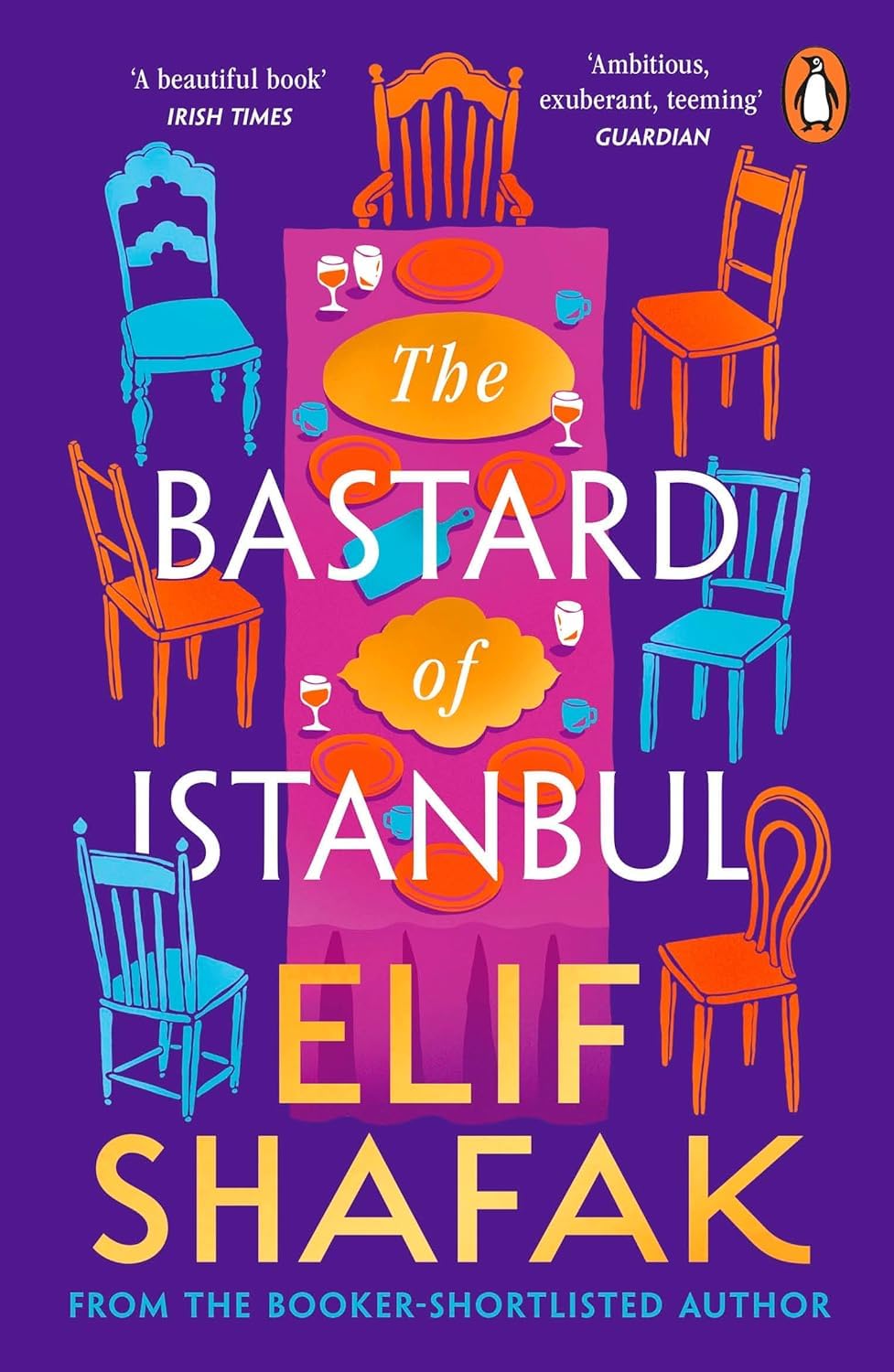 The Forty Rules of Love by Elif Shafak paperback cover shown from the 4 books collection set