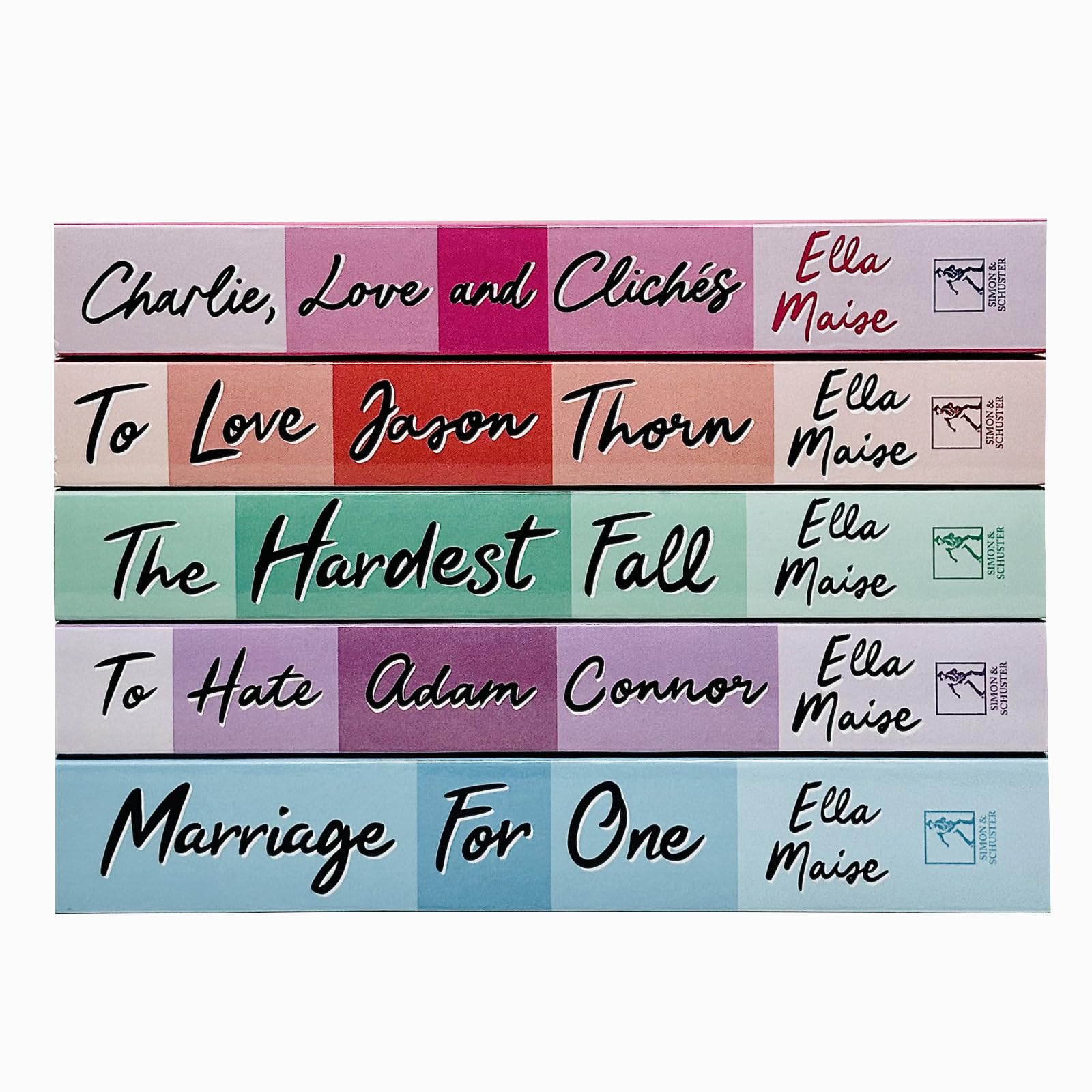 Ella Maise Collection paperback set - back cover with book descriptions