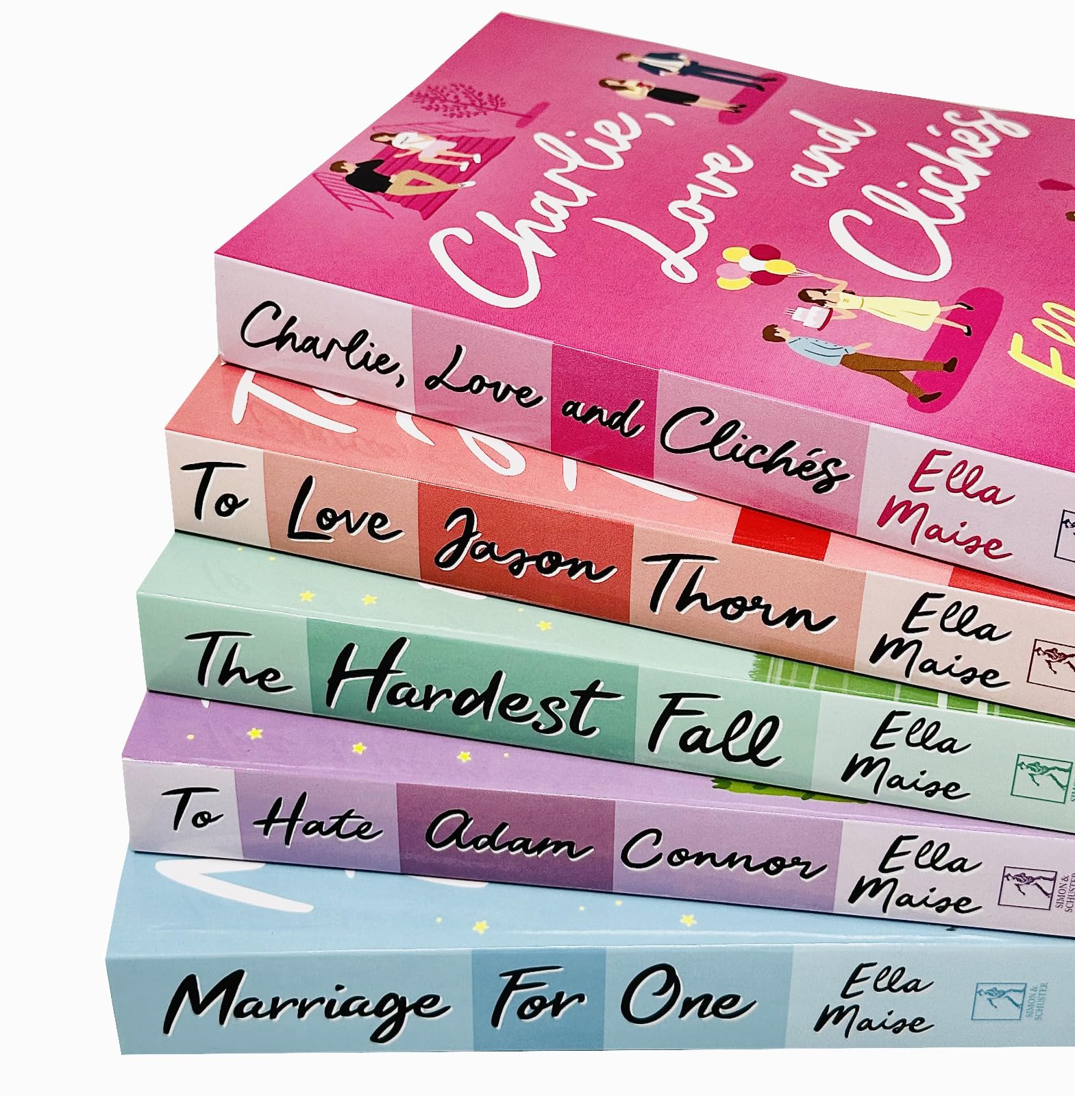 Ella Maise Collection 5 paperback books stacked showing spines