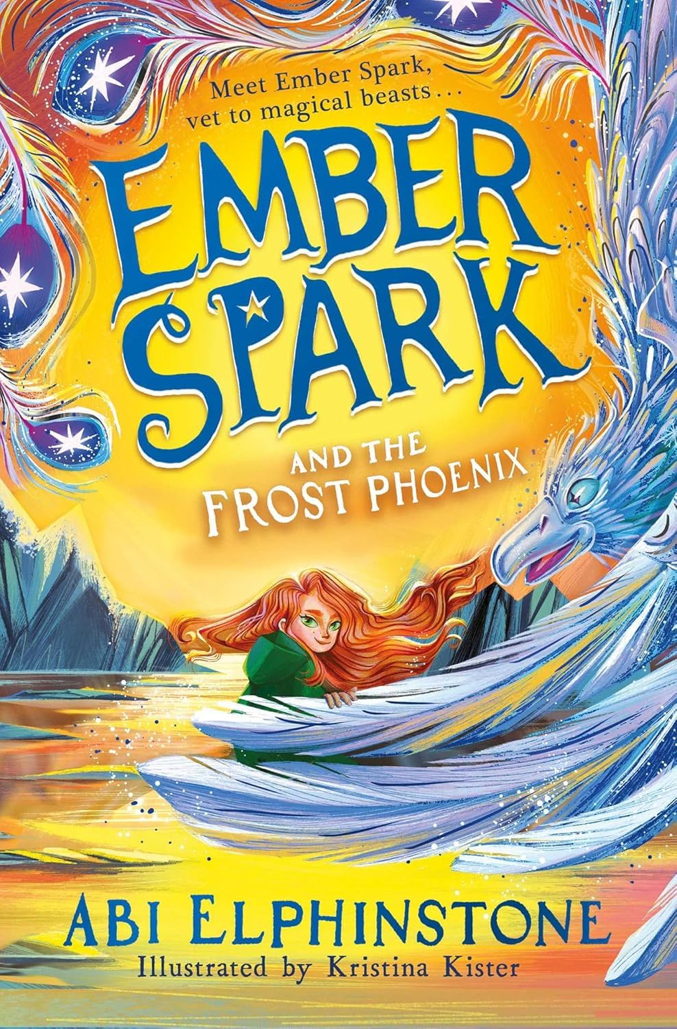 Ember Spark and the Thunder of Dragons and Ember Spark and the Frost Phoenix paperback books shown together as a 2-book collection set