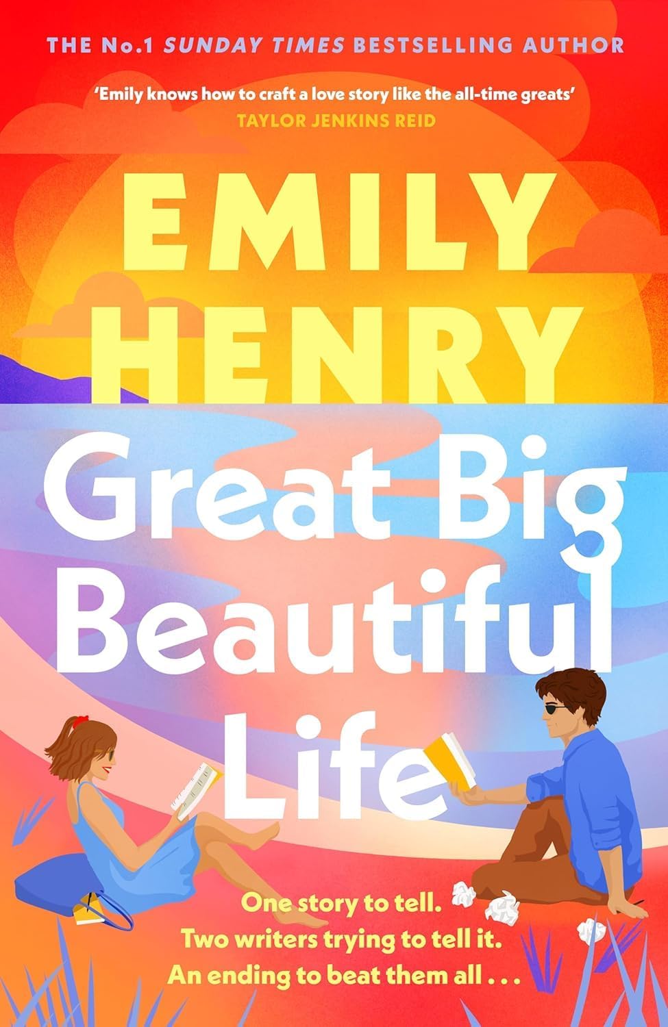 Great Big Beautiful Life by Emily Henry paperback front cover, Reese's Book Club pick