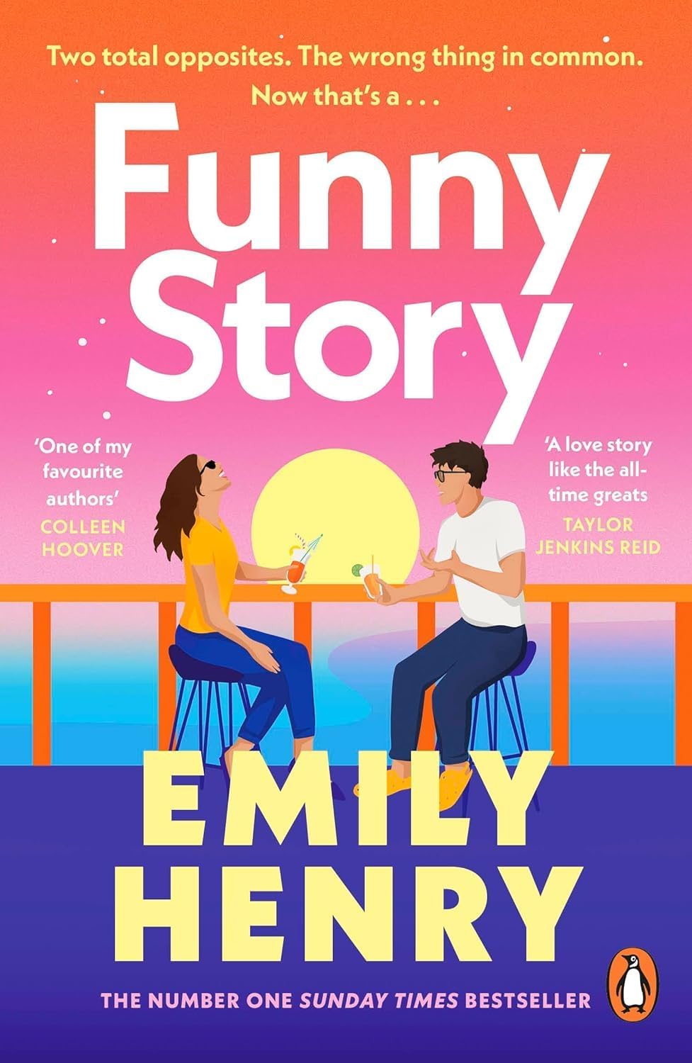 Funny Story by Emily Henry paperback front cover, contemporary romance novel
