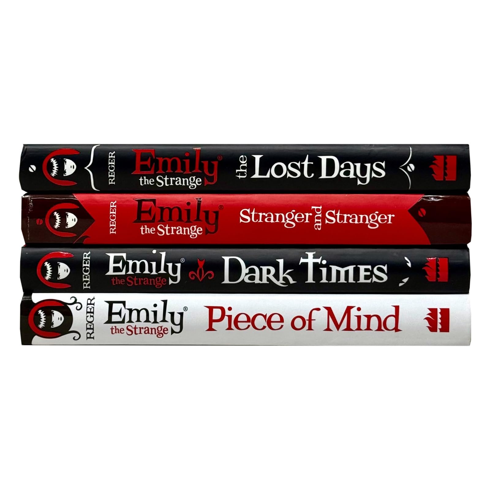 Emily the Strange: The Lost Days hardcover front cover by Rob Reger and Jessica Gruner