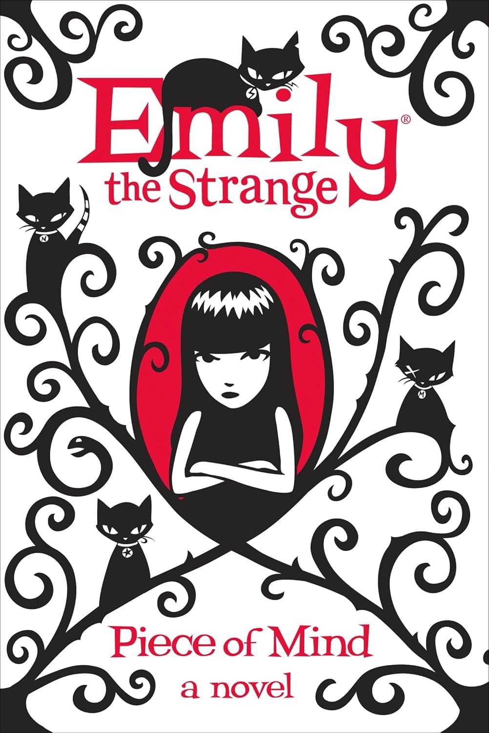 Emily the Strange: Piece of Mind hardcover front cover