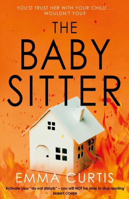 Close-up of The Babysitter by Emma Curtis paperback front cover