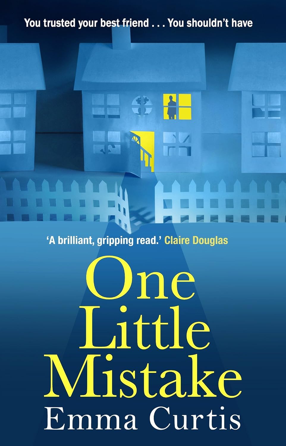 Close-up of One Little Mistake by Emma Curtis paperback front cover