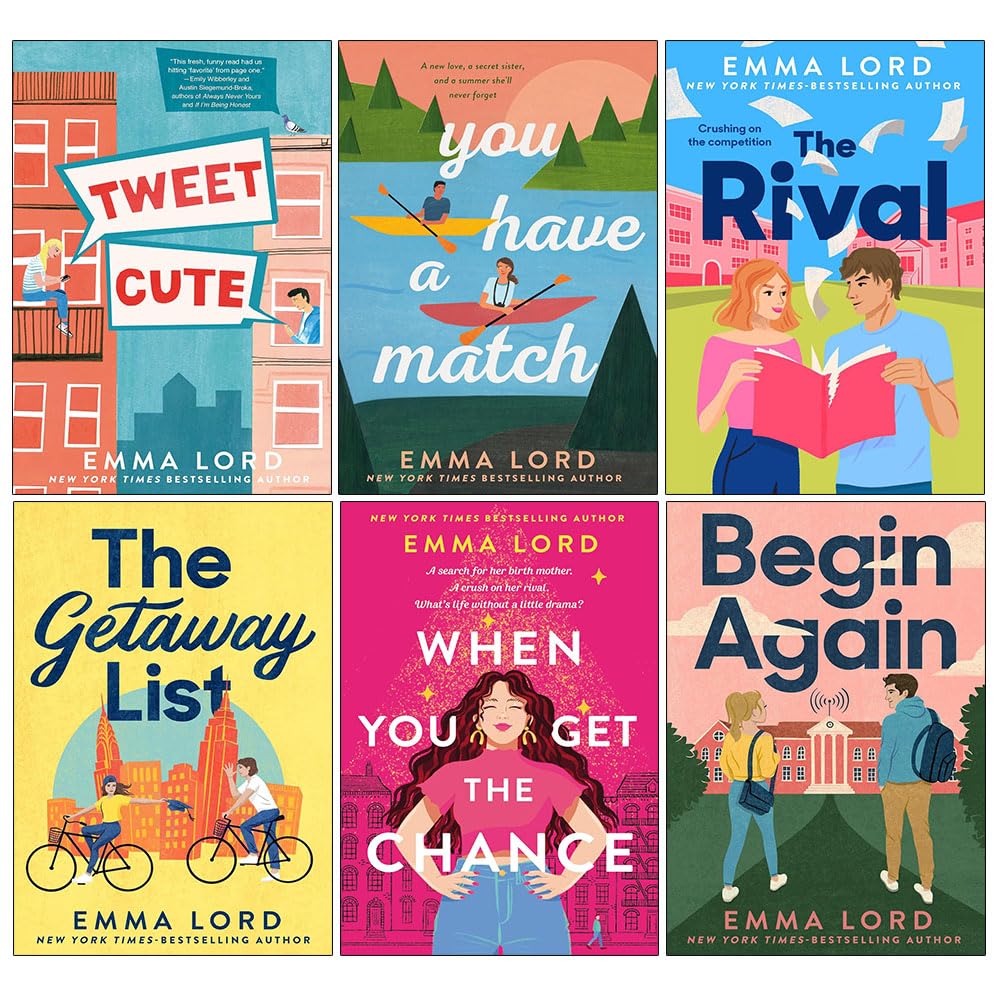 The Emma Lord Collection 6-book paperback set front cover of Tweet Cute