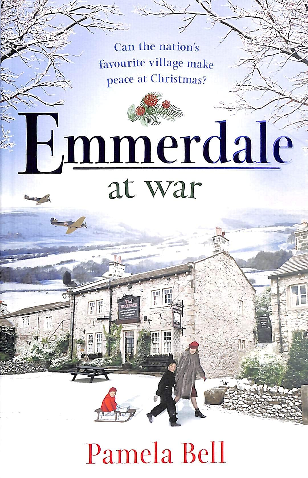 Front cover of The Emmerdale Girls paperback novel by Pamela Bell