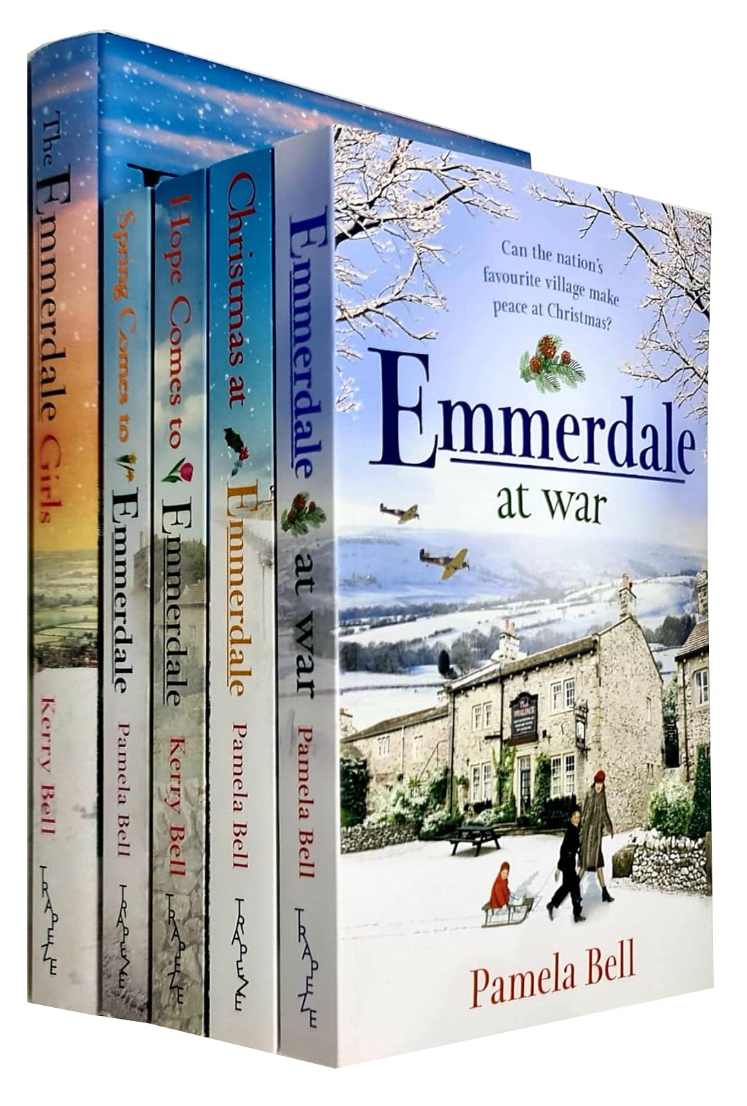 Emmerdale Series by Pamela Bell 5 Books Collection Set - front cover of Christmas at Emmerdale paperback