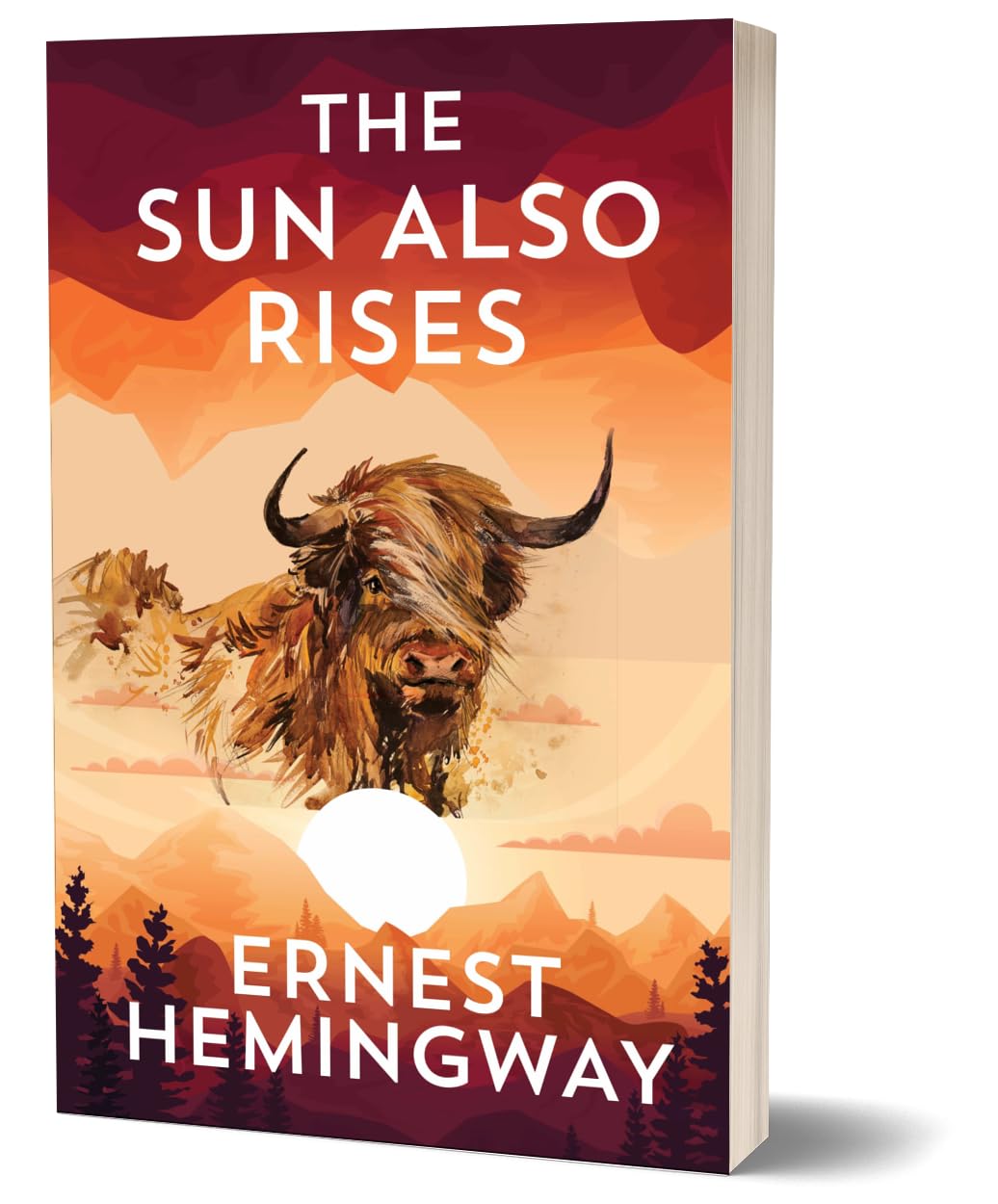 Back cover blurb view of the Ernest Hemingway Collection 6 book paperback set.