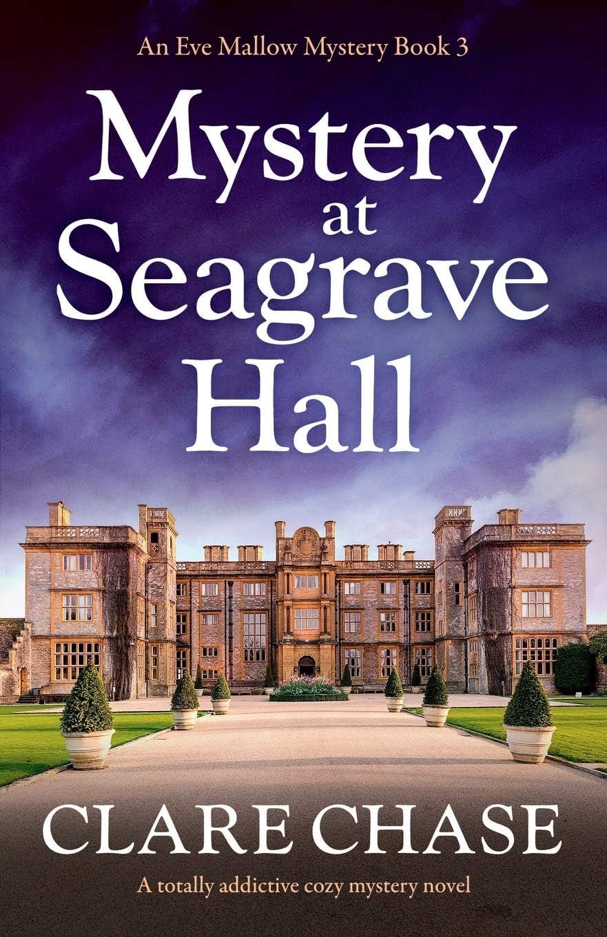 Close-up of Mystery at the Old Mill paperback front cover, book four in the Eve Mallow Mystery series
