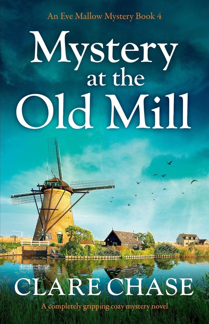 Close-up of Mystery at the Abbey Hotel paperback front cover, book five in the Eve Mallow Mystery series