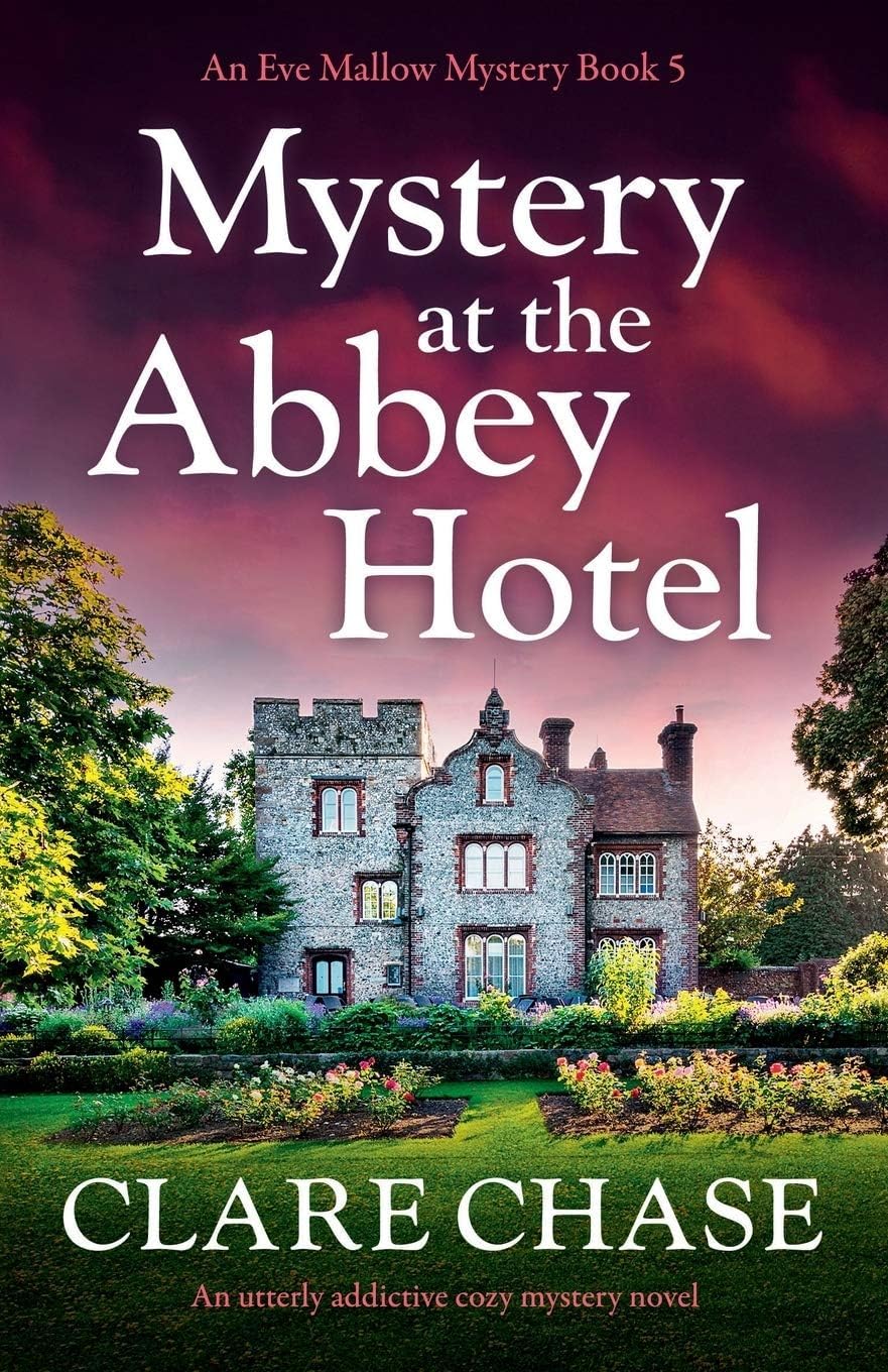 Close-up of Mystery at the Church paperback front cover, book six in the Eve Mallow Mystery series
