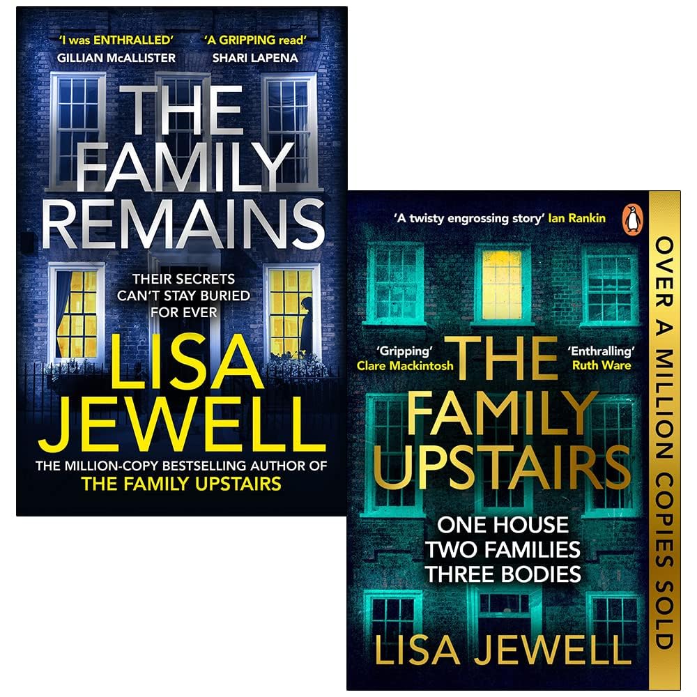 The Family Upstairs Series by Lisa Jewell 2 Books Collection Set paperback front covers