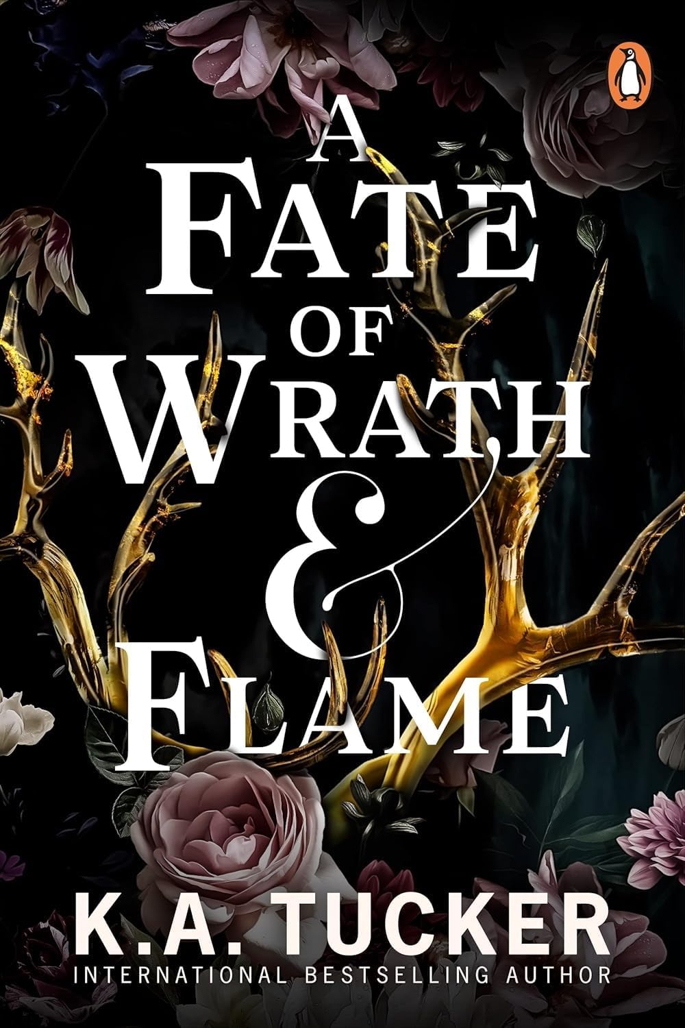 A Fate of Wrath and Flame by K.A. Tucker paperback front cover, Fate & Flame Series book 1