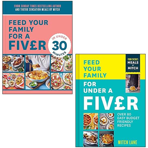 Feed Your Family for Under a Fiver by Mitch Lane paperback front cover, budget family cookbook