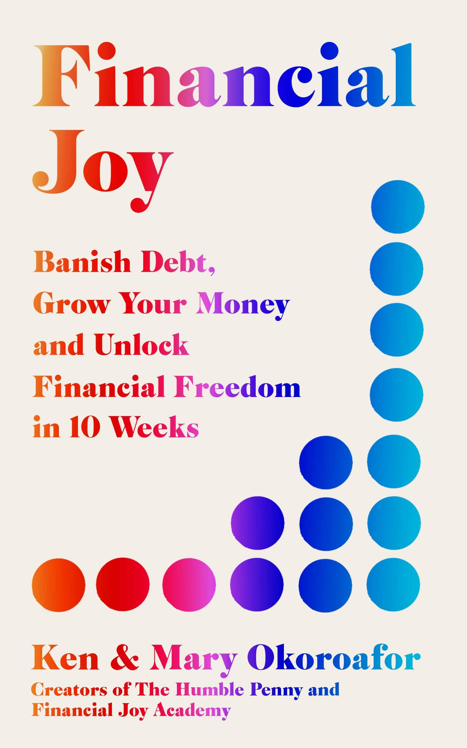 Financial Joy by Ken Okoroafor paperback front cover, personal finance book on banishing debt in 10 weeks