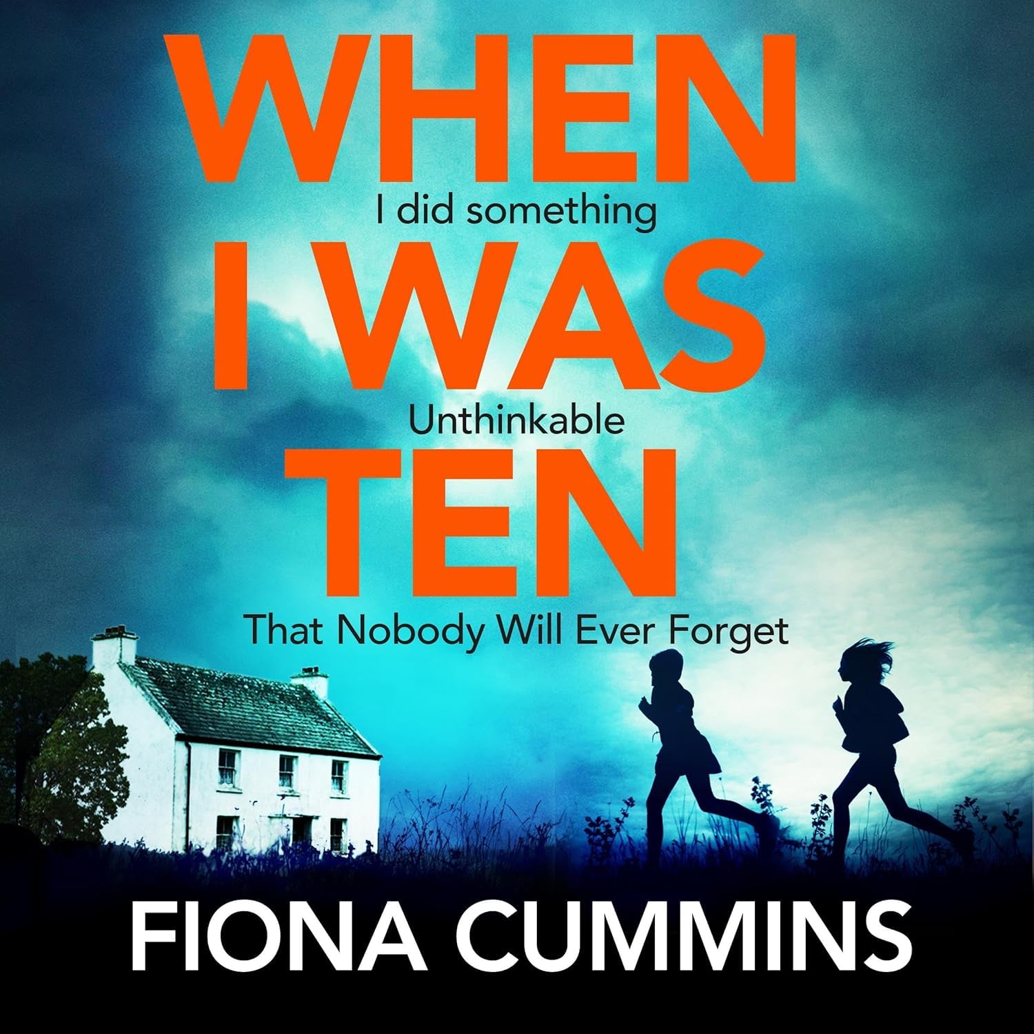 When I Was Ten by Fiona Cummins paperback cover, full 5 book collection fanned out