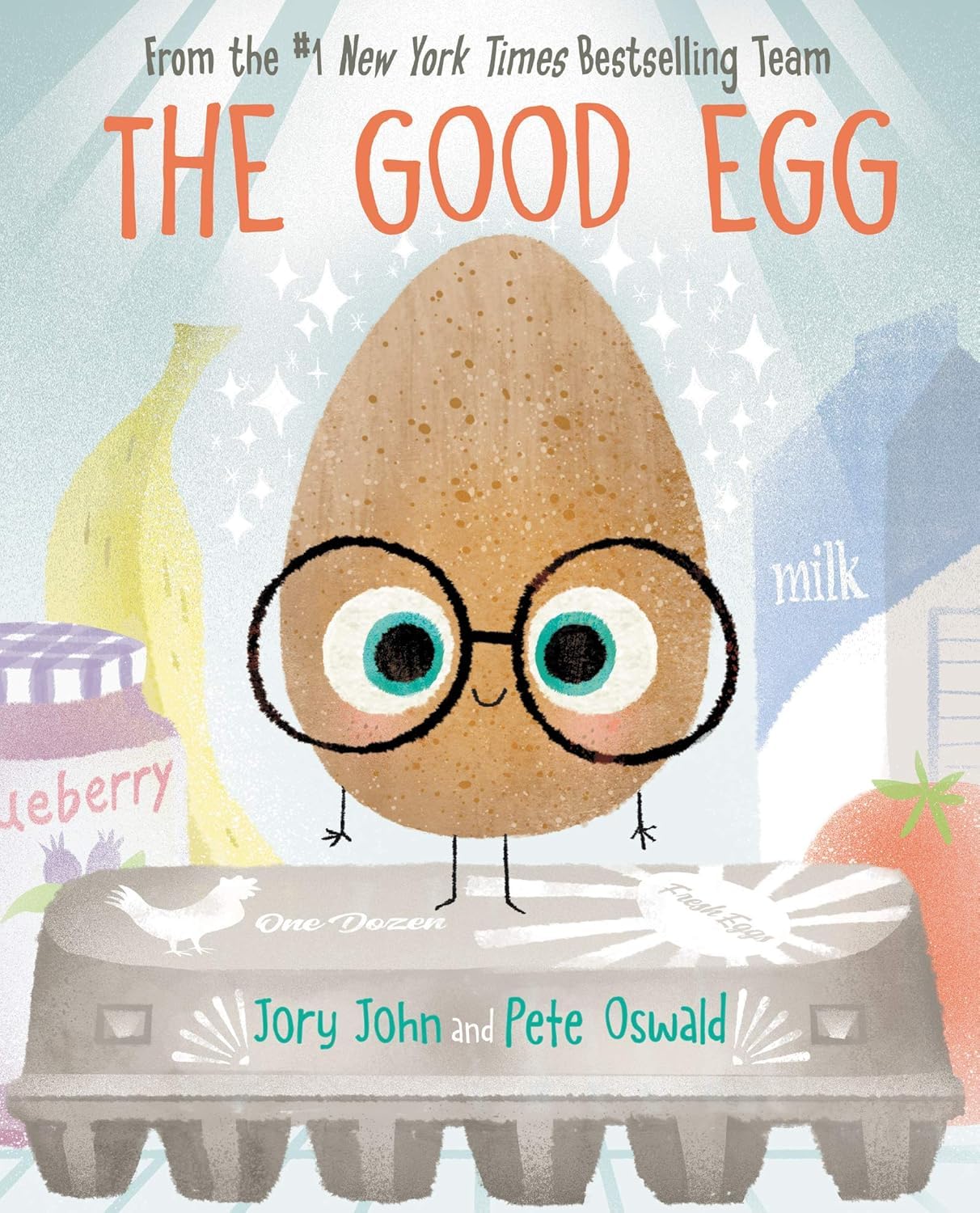 Close-up of The Couch Potato, The Smart Cookie, and The Sour Grape paperback covers from the Food Group Series.