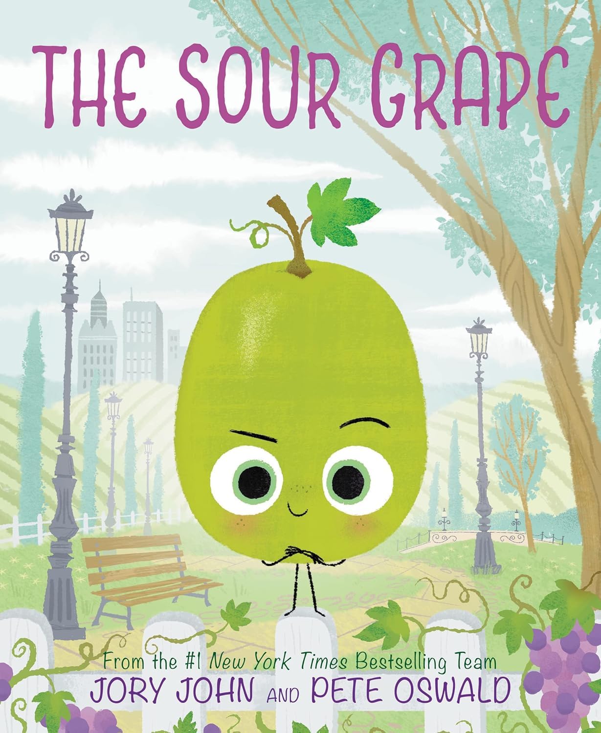The Food Group Series paperback books arranged in a row highlighting Pete Oswald's colorful food-themed illustrations.