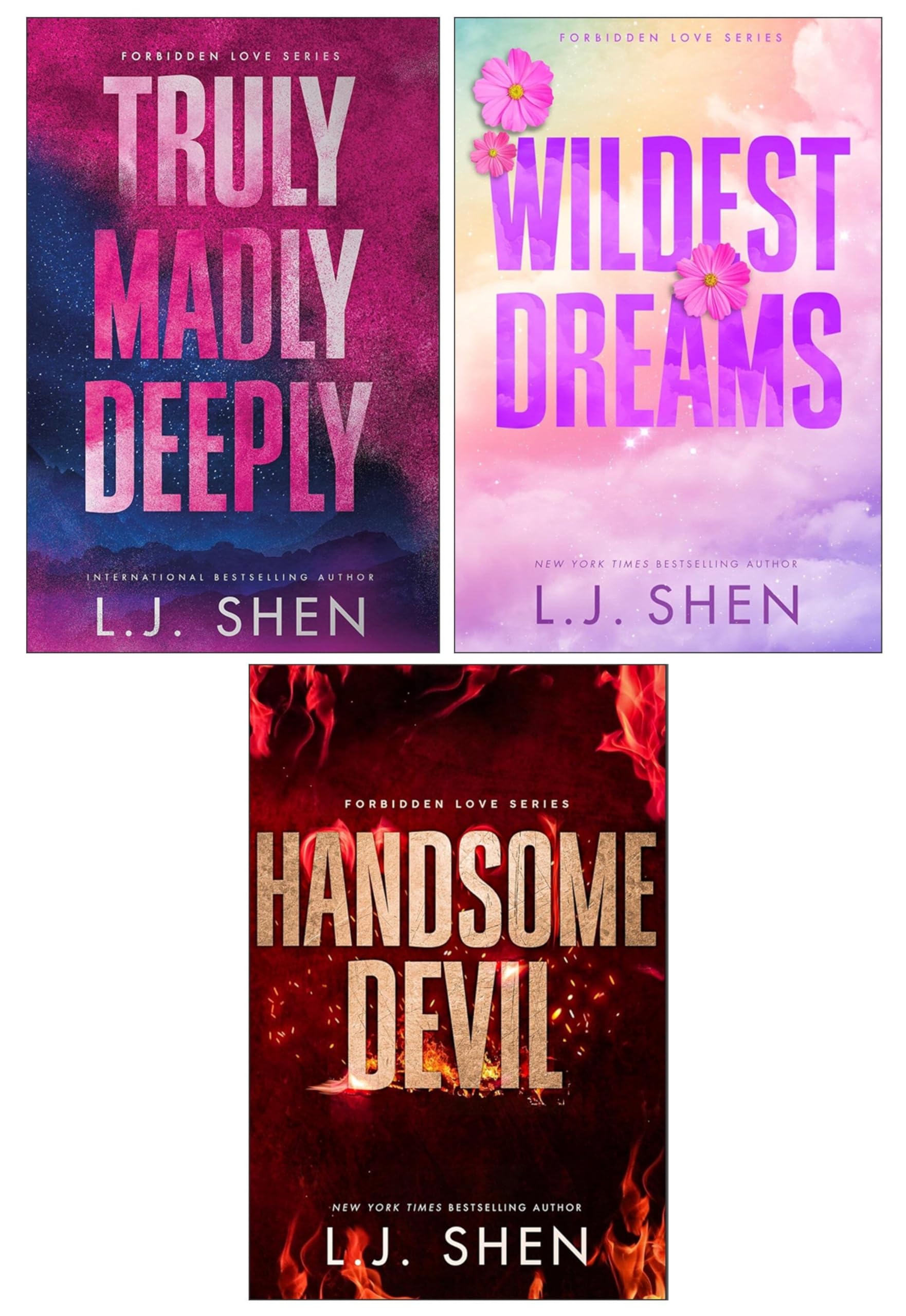 Truly Madly Deeply by L.J. Shen paperback book cover close-up