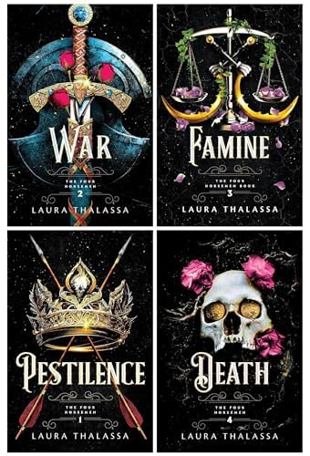 The Four Horsemen 4-book paperback collection set by Laura Thalassa displayed as a complete bundle