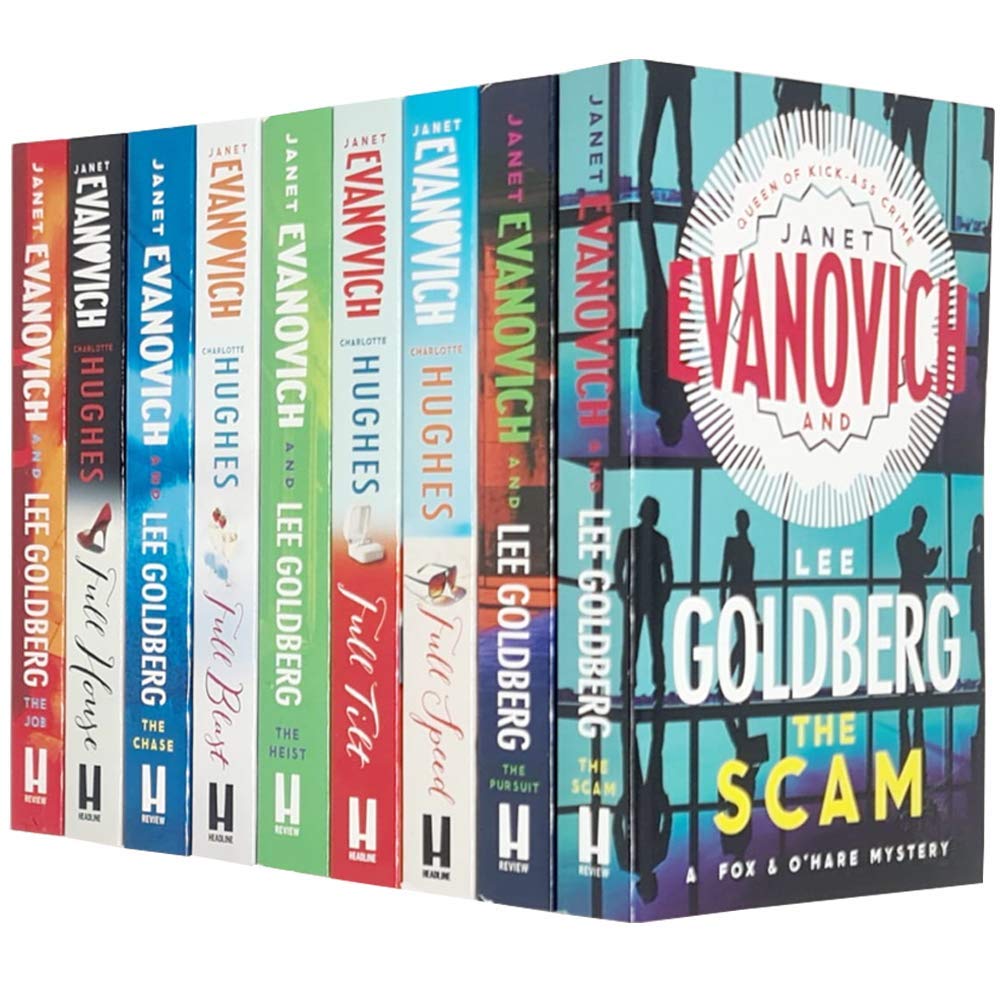 Fox & O'Hare Series 9 Books Collection Set by Janet Evanovich and Lee Goldberg, front cover, paperback