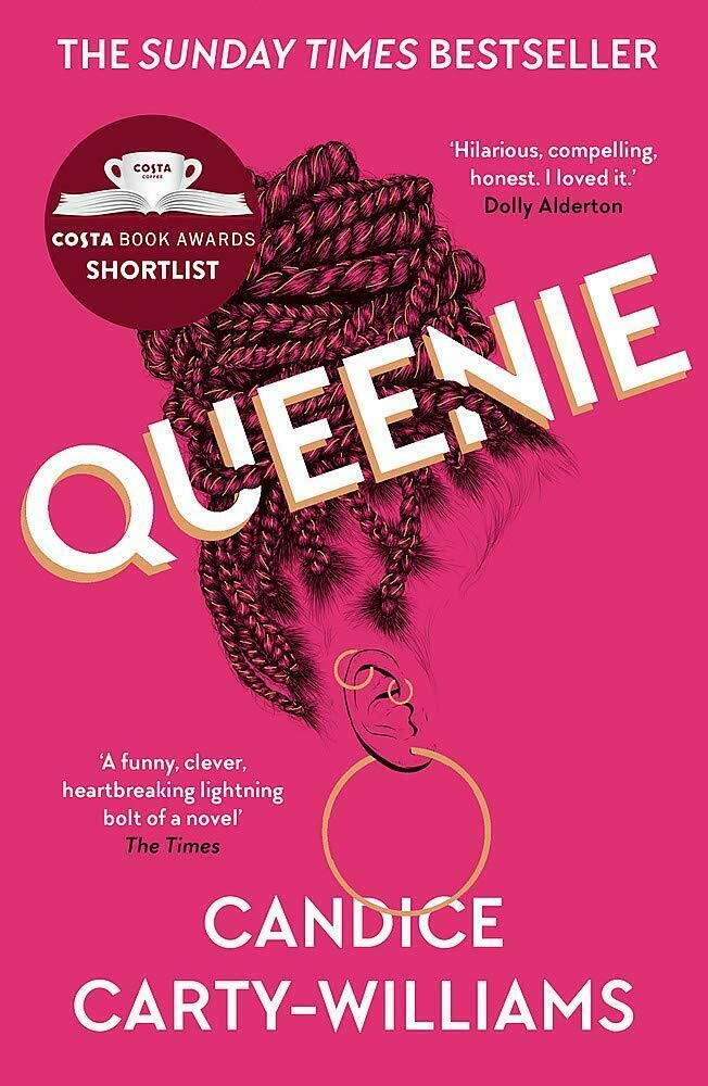 All three paperbacks in the Frannie Langton, Girl Woman Other, Queenie fiction collection set fanned out together