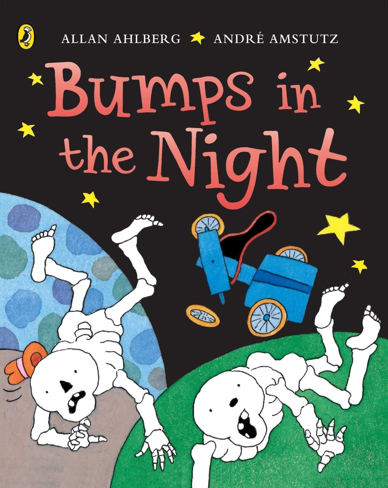 the eight Funnybones paperback books fanned out to show every title in the set
