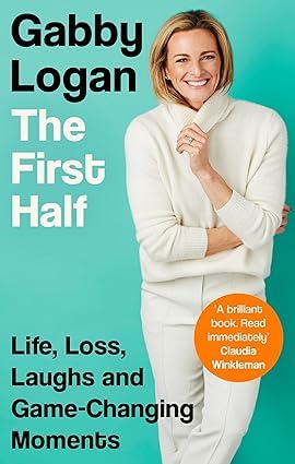 The First Half and The Midpoint Plan by Gabby Logan displayed together, full 2-book set for adults
