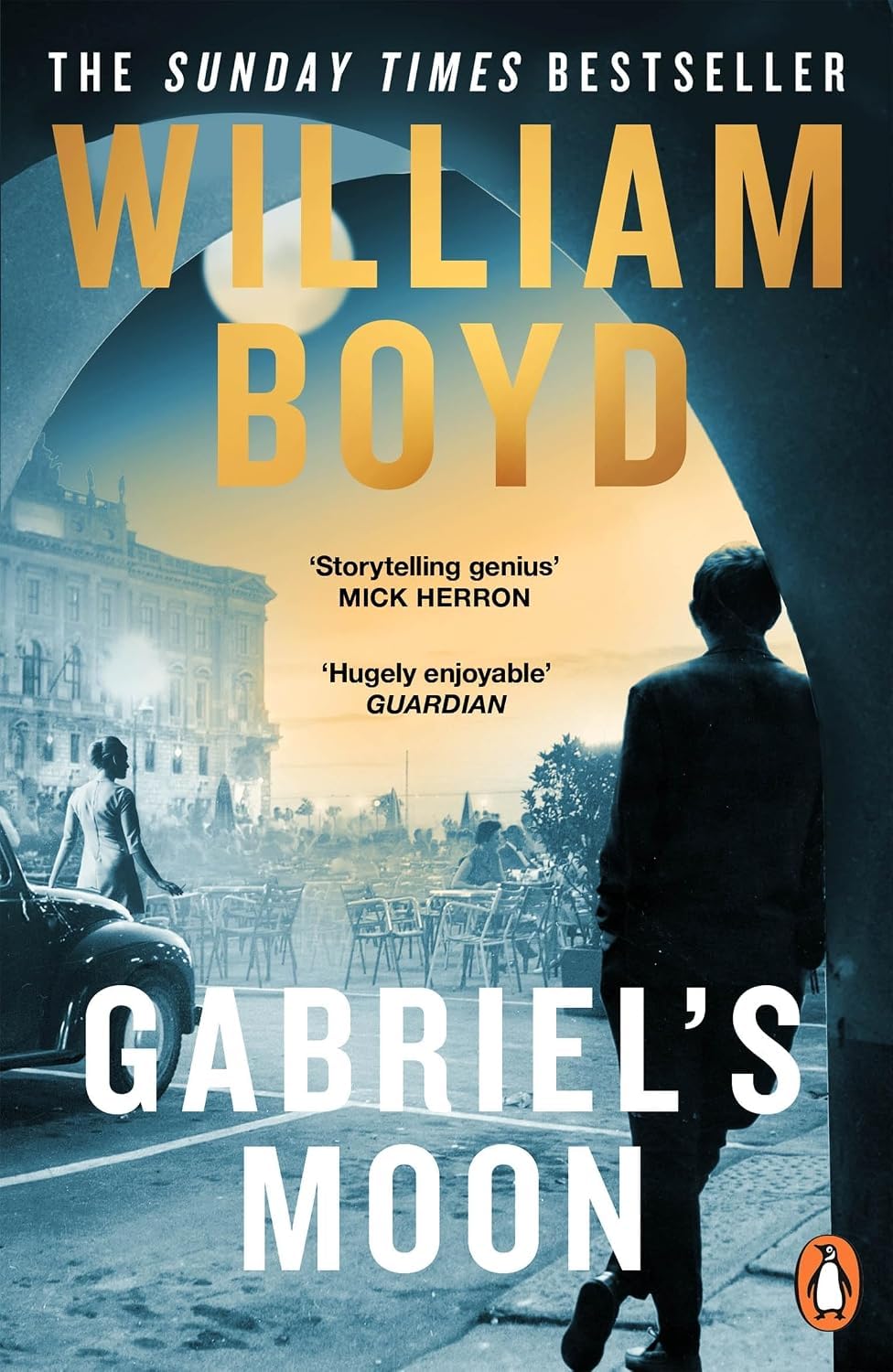 Back cover synopsis of the Gabriel Dax Trilogy paperback spy fiction books by William Boyd