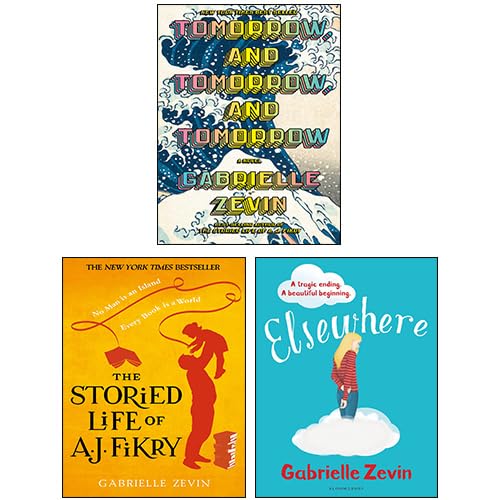 Gabrielle Zevin 3 Books Collection Set paperback - front cover of Tomorrow, and Tomorrow, and Tomorrow