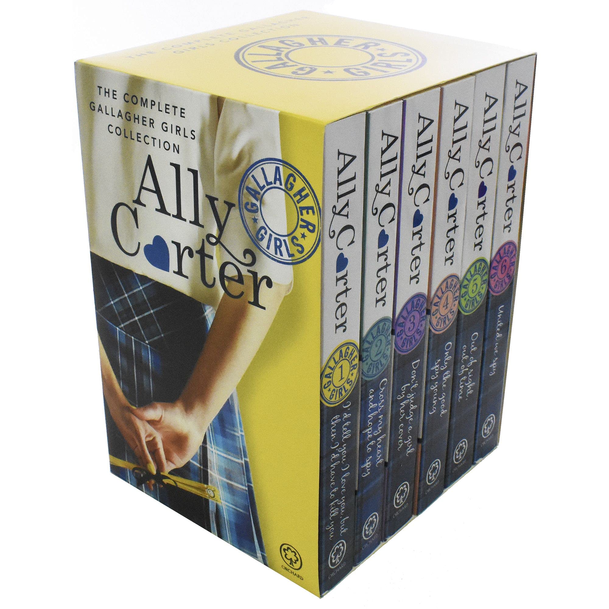 Gallagher Girls 6 Books Collection Set by Ally Carter paperback box set front cover
