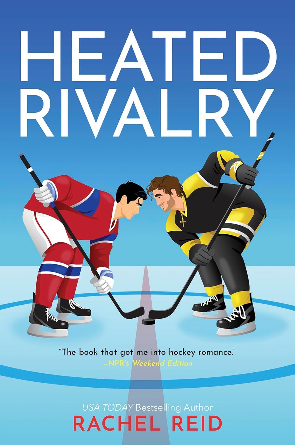 Close-up of the Game Changers Series 1 Collection paperback covers by Rachel Reid, highlighting the artwork for Game Changer, Heated Rivalry, and Role Model
