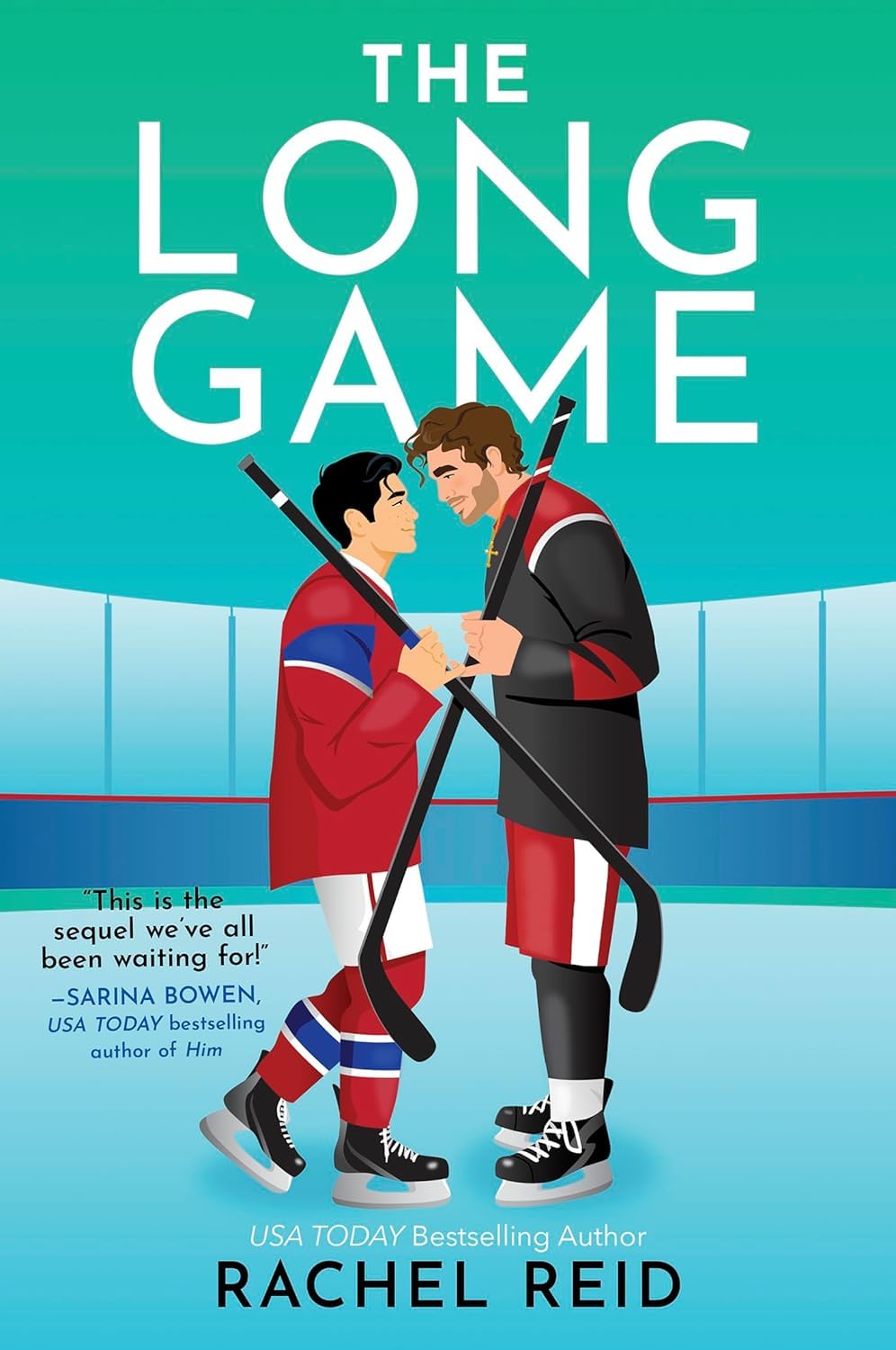 The Long Game paperback cover, book six in Rachel Reid's Game Changers series