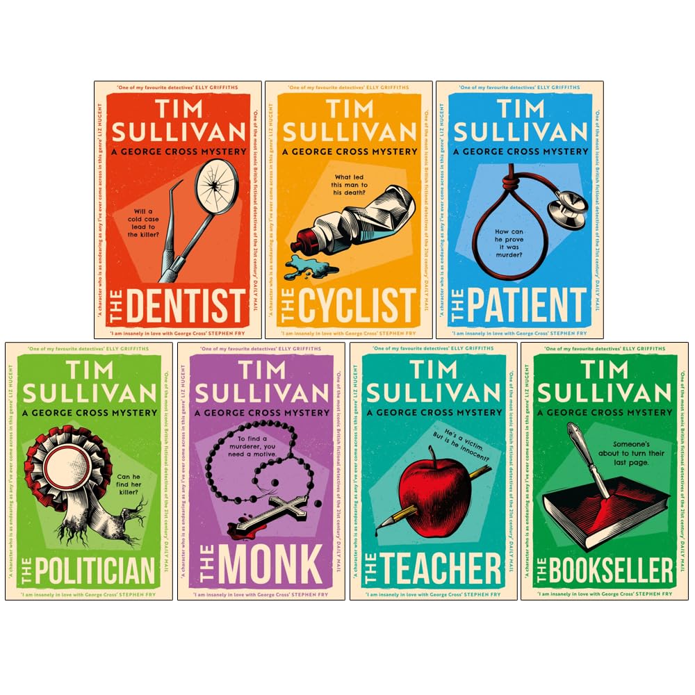 George Cross Mysteries 7 Books Collection Set by Tim Sullivan - front cover of the paperback set