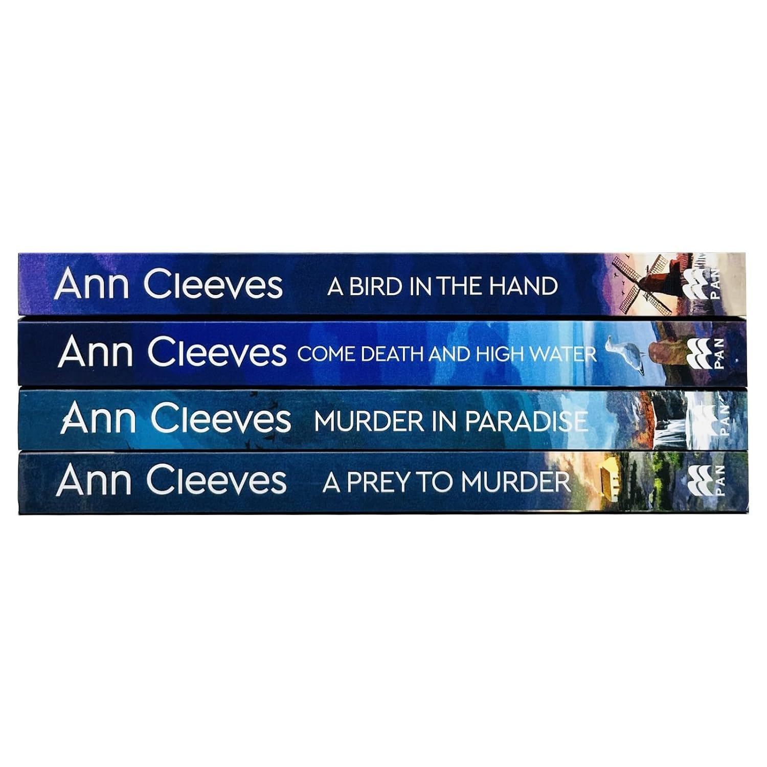 A Bird in the Hand by Ann Cleeves, paperback cover from the Palmer-Jones mystery set
